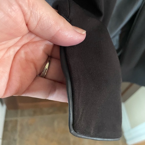 Blazer with leather trim. NWT - Picture 3 of 3